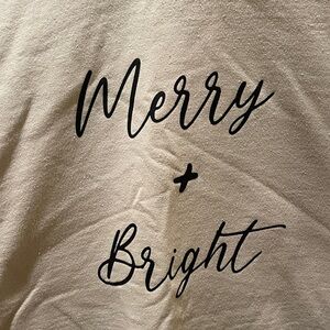 Gildan Cream Sweatshirt - Merry + Bright
